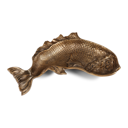 Schaal vis goud - Livik meubelen