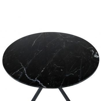 Eetkamertafel Jacky marble black - Livik meubelen