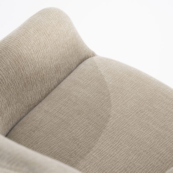 Eetkamerstoel Bliss met armleuning- Taupe - Livik meubelen