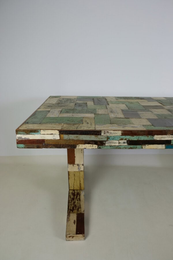 Eetkamertafel Mix-wood green - Livik meubelen
