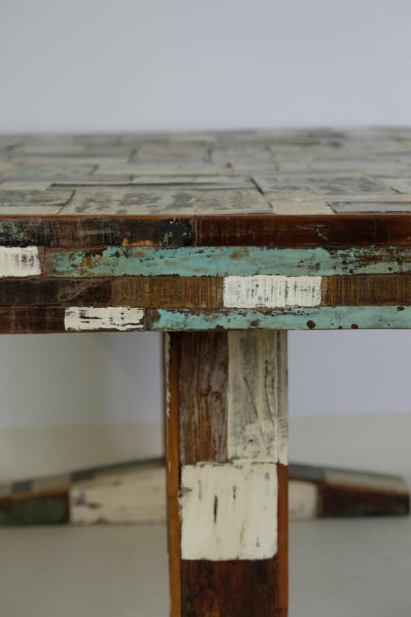 Eetkamertafel Mix-wood green - Livik meubelen