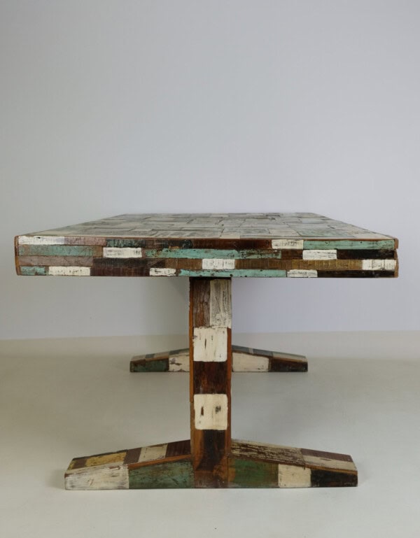 Eetkamertafel Mix-wood green - Livik meubelen