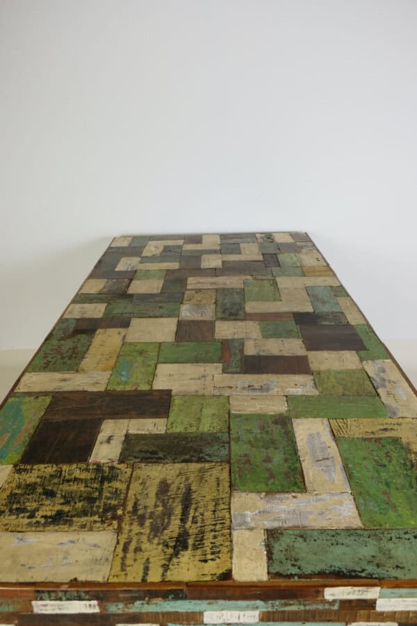 Eetkamertafel Mix-wood green - Livik meubelen