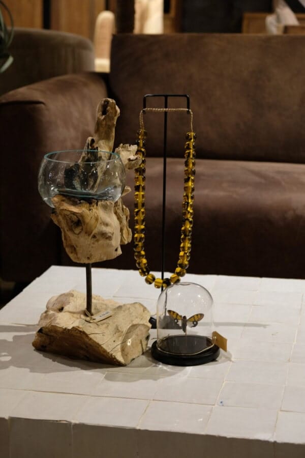 Ketting Glas - Geel