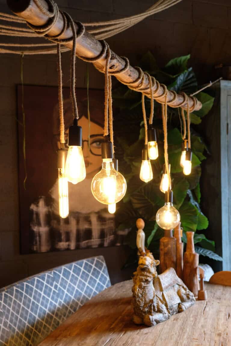 Boomstam lamp - Livik meubelen
