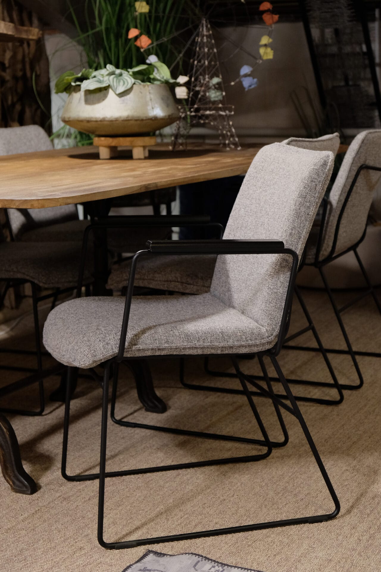 Eetkamerstoel Jim met arm - Livik meubelen