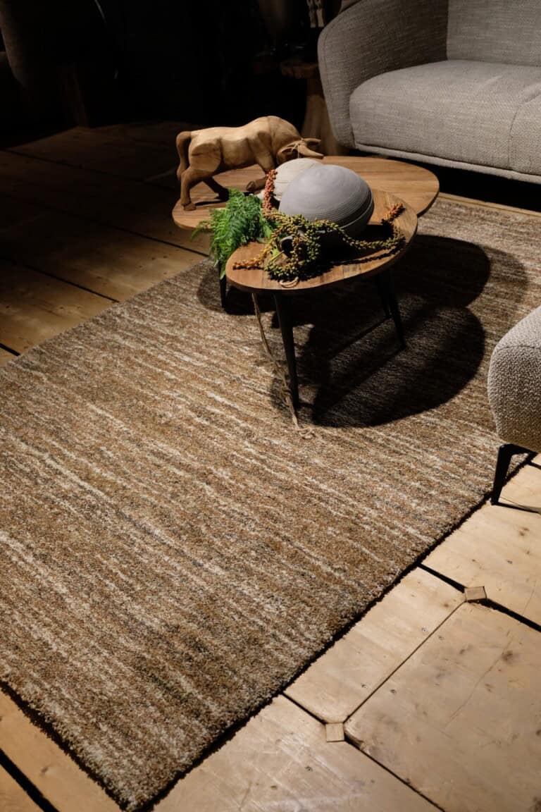 Vloerkleed Manchester - Bruin/grijs