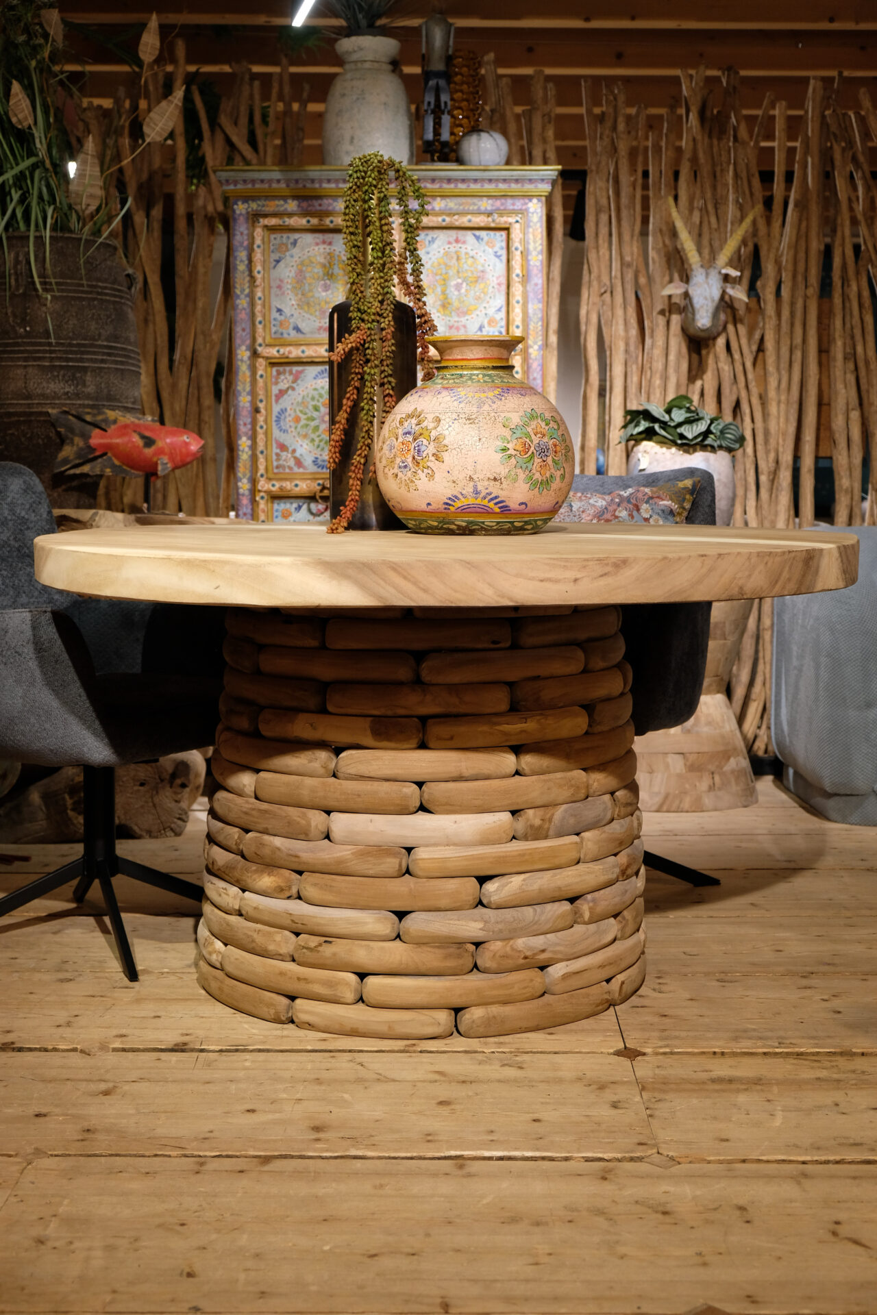 Eetkamertafel Madera Nature onderstel