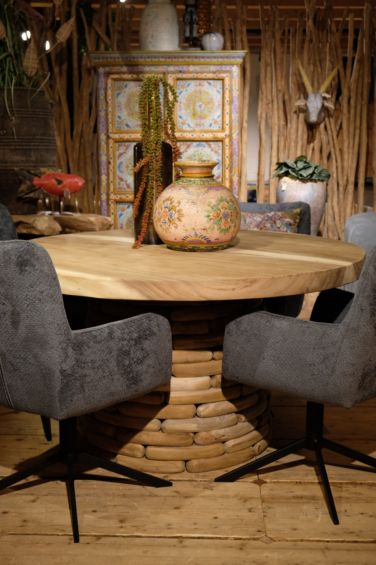 Eetkamertafel Madera Nature onderstel