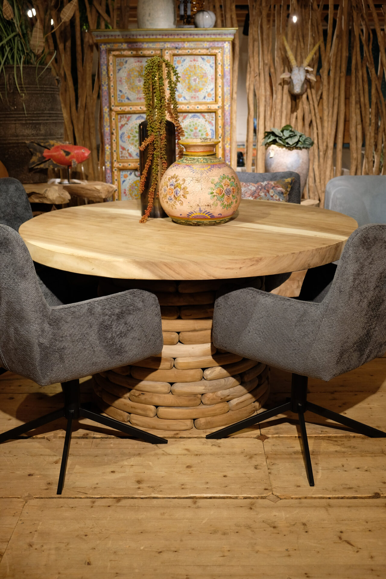 Eetkamertafel Madera Nature onderstel